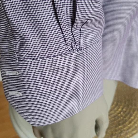 BROOKS BROTHERS Regular fit  Regent Purple Shirt - Picture 7 of 9